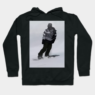 Winter Silence - Snowboarder Hoodie